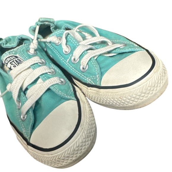 CONVERSE ALL STARS Women’s Rare Teal Blue Slip On Low Tops Size 6 EUC - Picture 3 of 10